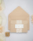 "Victoria" - Faire-part de mariage chic, élégant et romantique avec dorure or - Wedding stationery - Création Luxe Carterie Studio