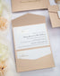 "Victoria" - Faire-part de mariage chic, élégant et romantique avec dorure or - Wedding stationery - Création Luxe Carterie Studio