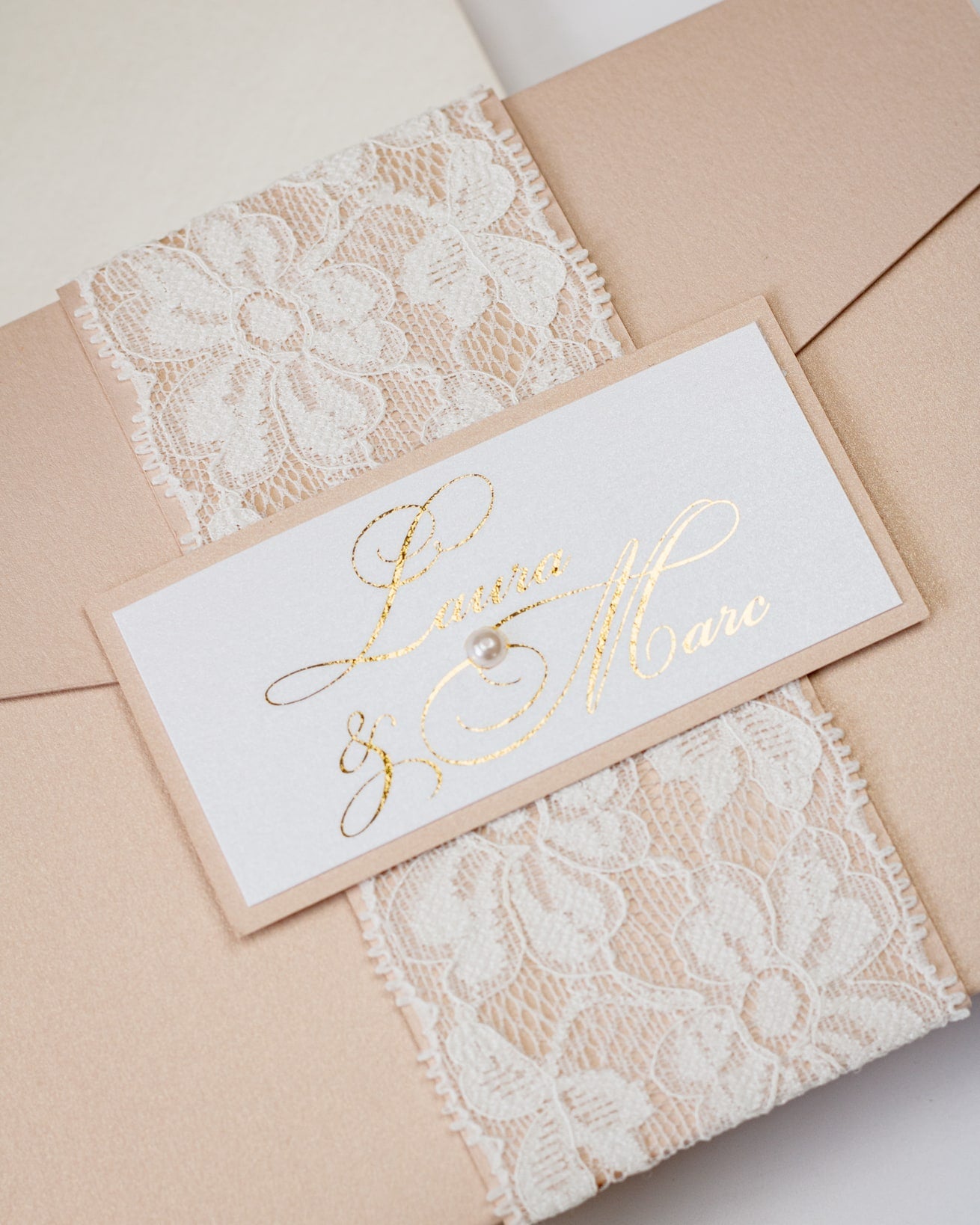Victoria - Echantillon - Faire - part - Luxe Carterie Studio