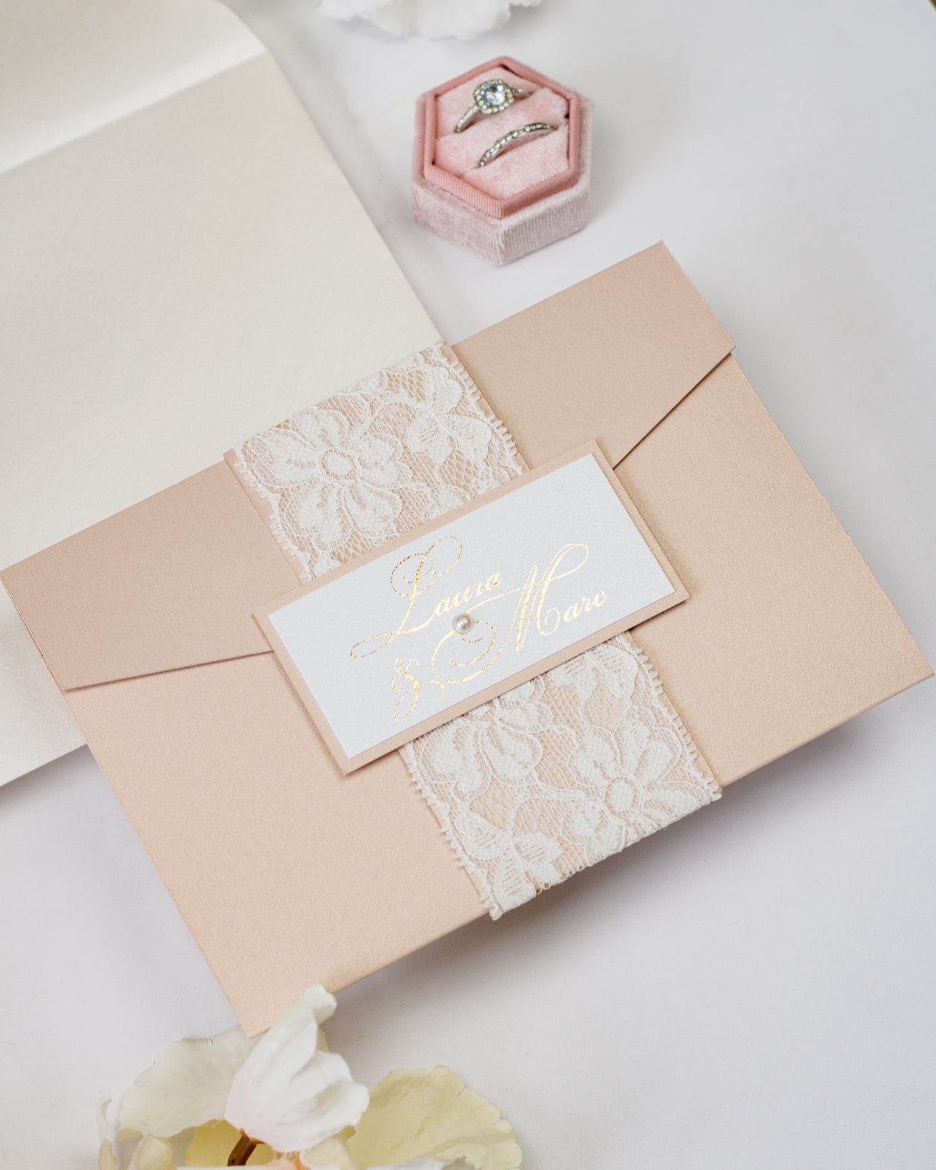 Victoria - Echantillon - Faire - part - Luxe Carterie Studio