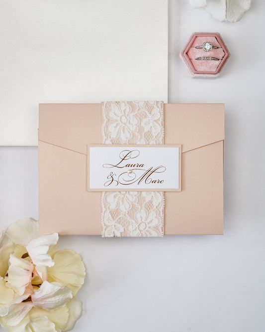 Victoria - Echantillon - Faire - part - Luxe Carterie Studio