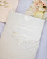 "Willa" - Faire-part de mariage chic, élégant et romantique avec dorure or - Wedding stationery - Création Luxe Carterie Studio