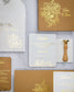 "Zara" - Faire-part de mariage chic, élégant et romantique avec dorure or - Wedding stationery - Création Luxe Carterie Studio