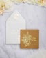 "Zara" - Faire-part de mariage chic, élégant et romantique avec dorure or - Wedding stationery - Création Luxe Carterie Studio