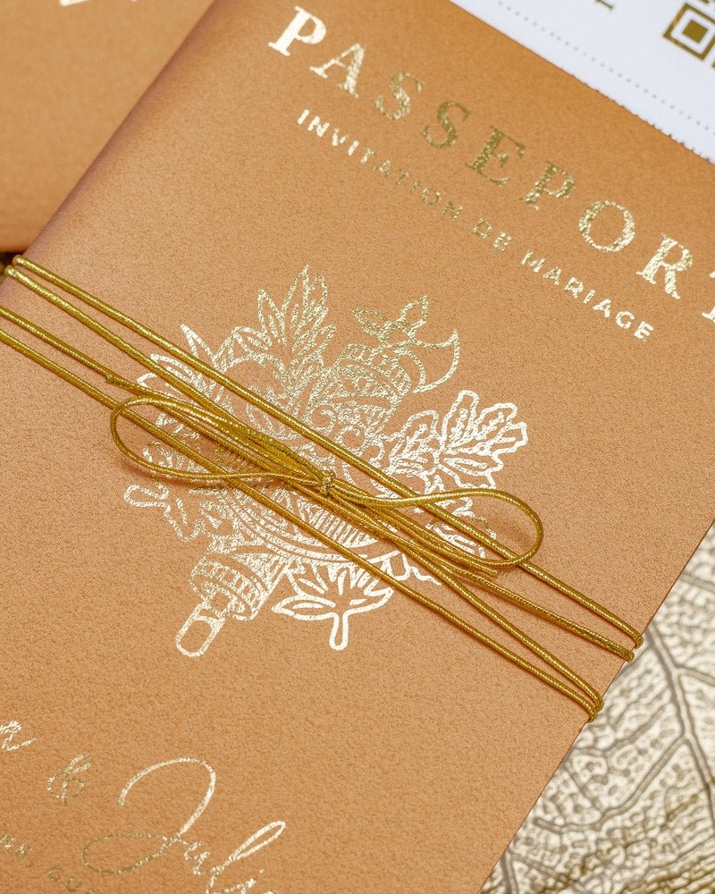 Zéa - Passeport - Echantillon - Faire - part - Luxe Carterie Studio