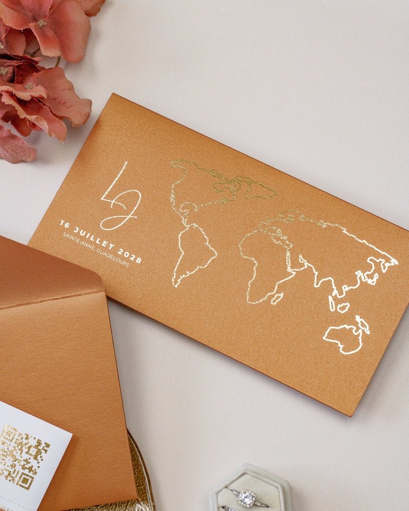 Zéa - Passeport - Echantillon - Faire - part - Luxe Carterie Studio