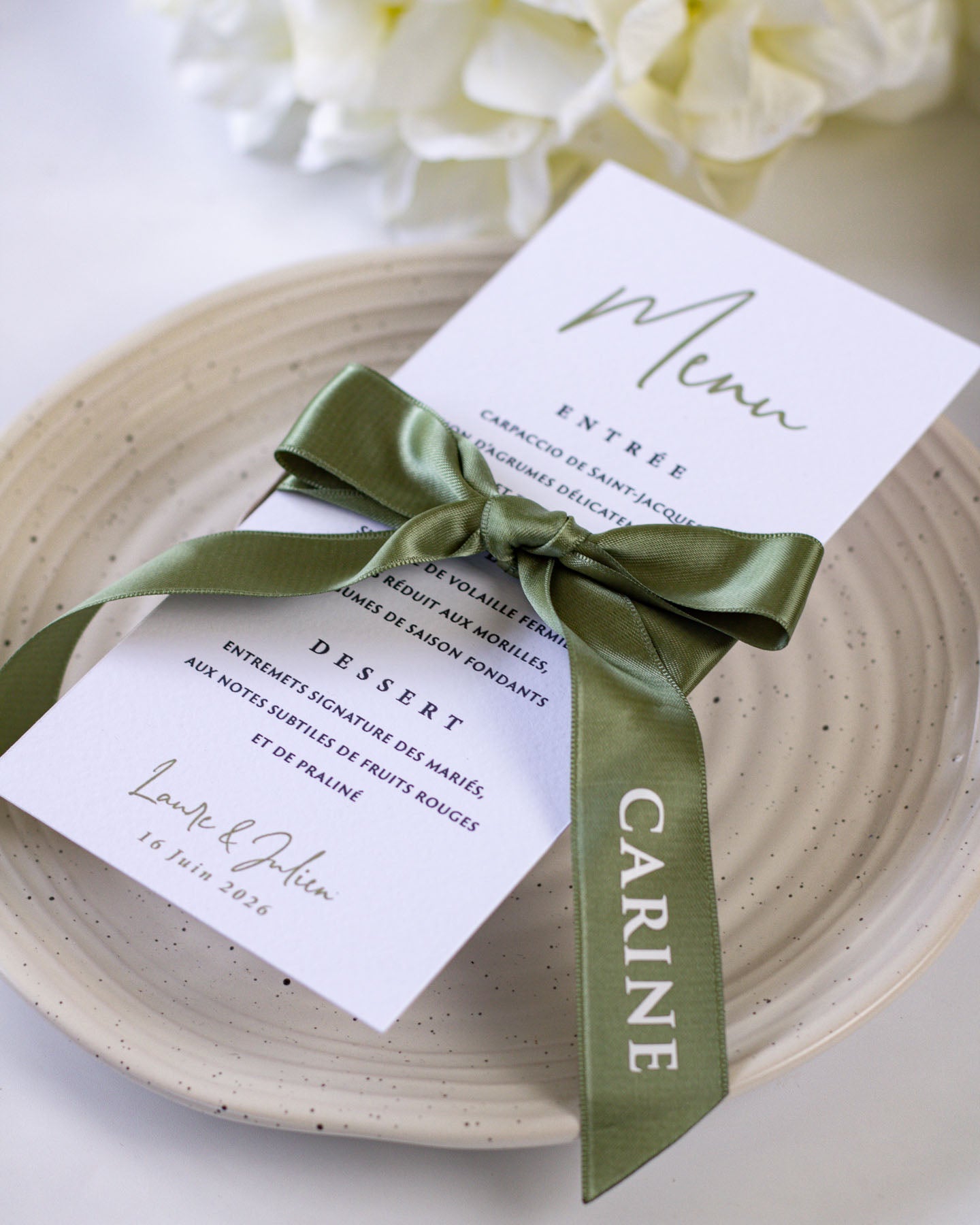 Zoa - menu & marque - place - Menu - Luxe Carterie Studio