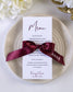 Zoa - menu & marque - place - Menu - Luxe Carterie Studio