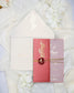 "Zoé" - Faire-part de mariage chic, élégant et romantique avec dorure or - Wedding stationery - Création Luxe Carterie Studio
