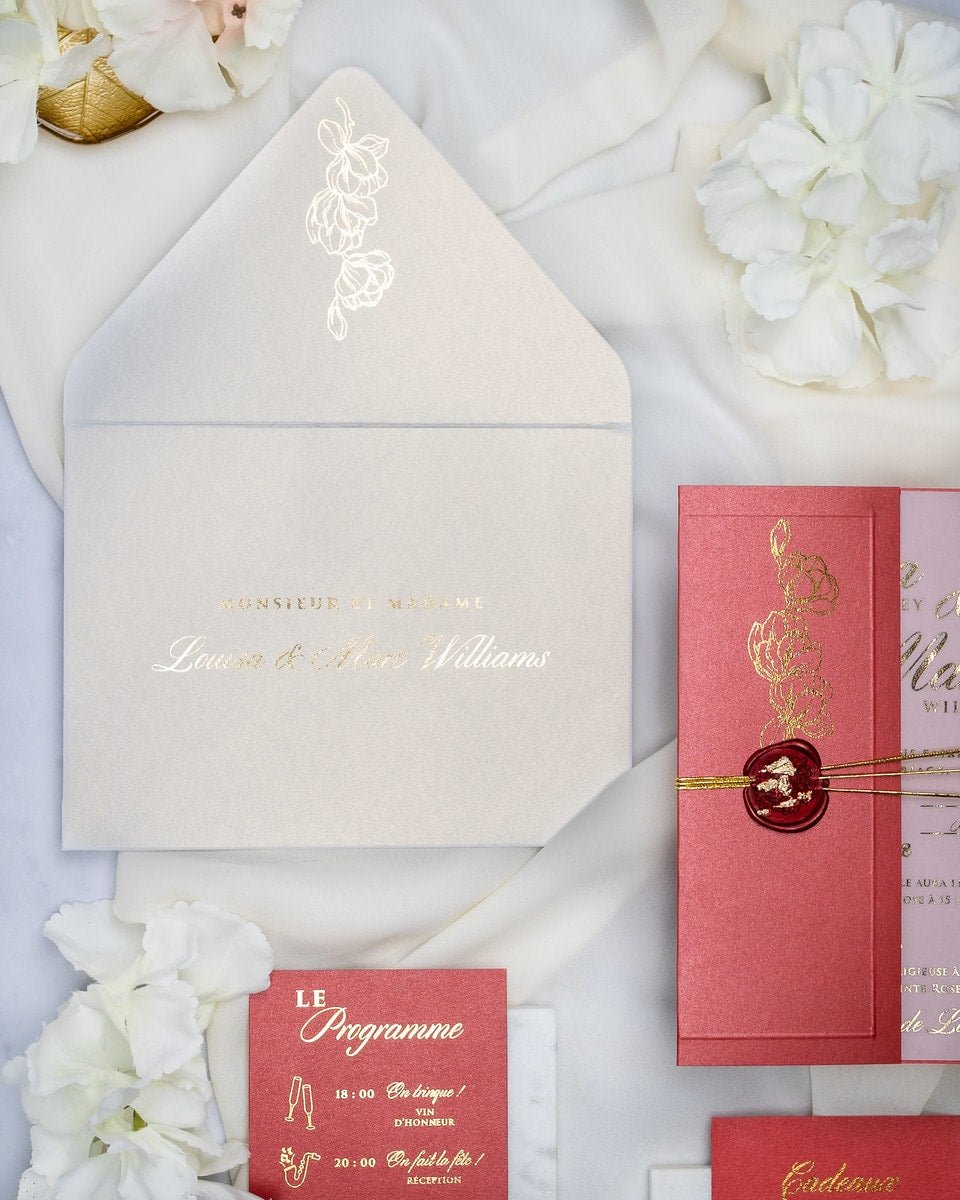 Zoé - Echantillon - Faire - part - Luxe Carterie Studio