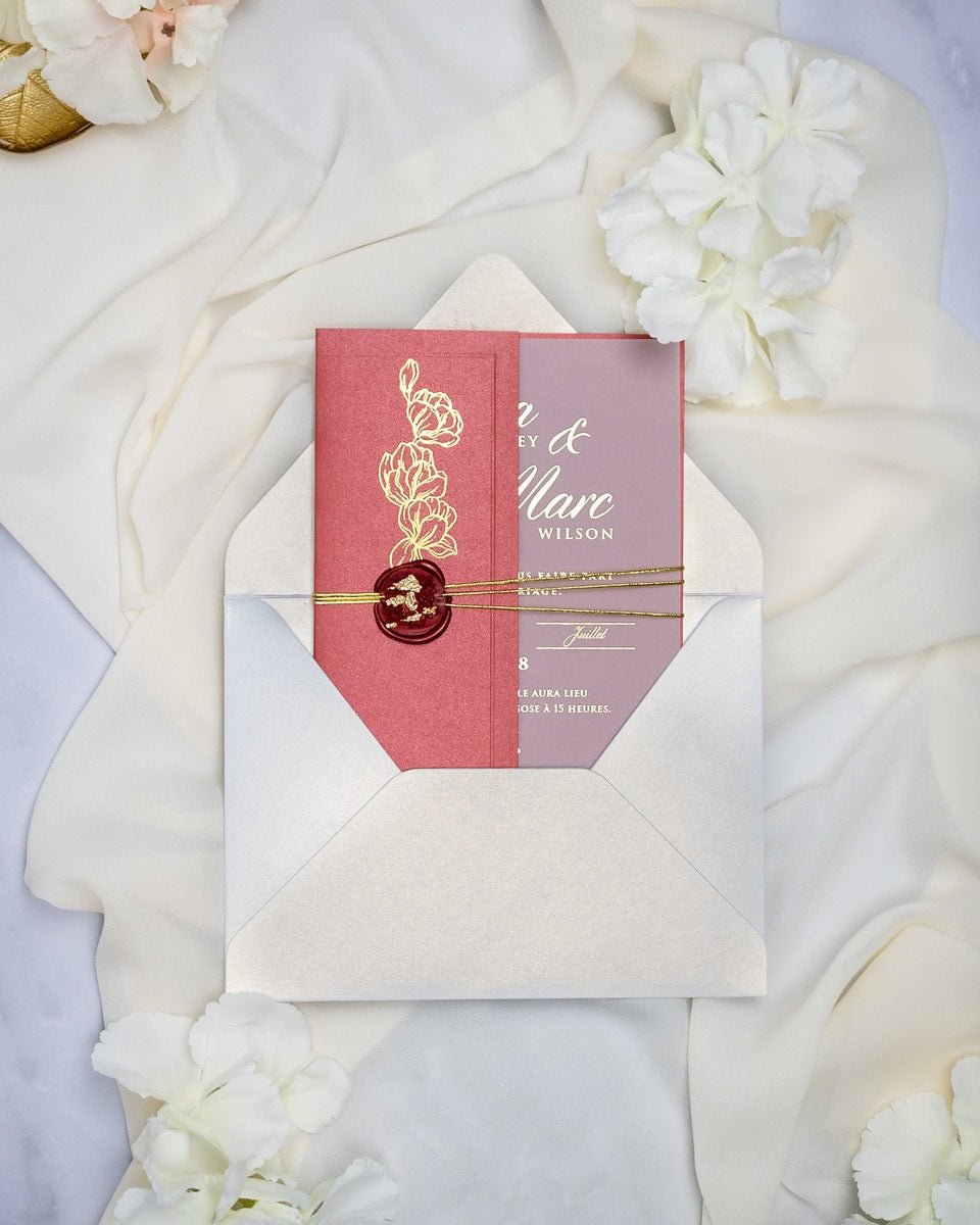 Zoé - Echantillon - Faire - part - Luxe Carterie Studio