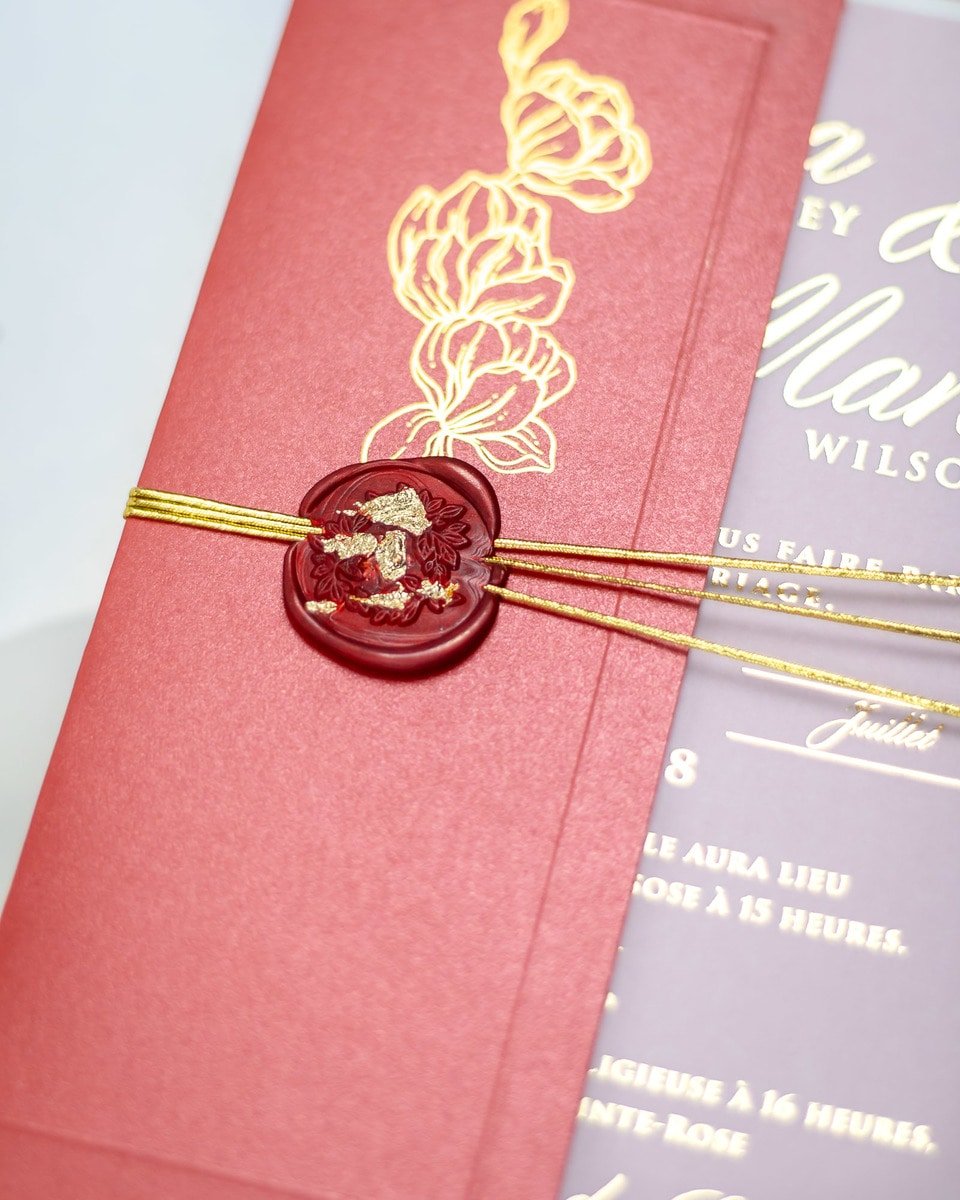 Zoé - Echantillon - Faire - part - Luxe Carterie Studio