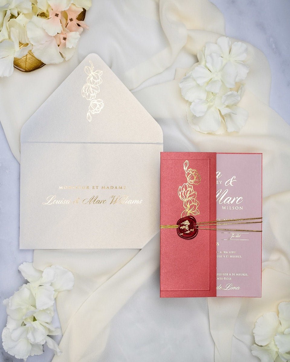 Zoé - Echantillon - Faire - part - Luxe Carterie Studio