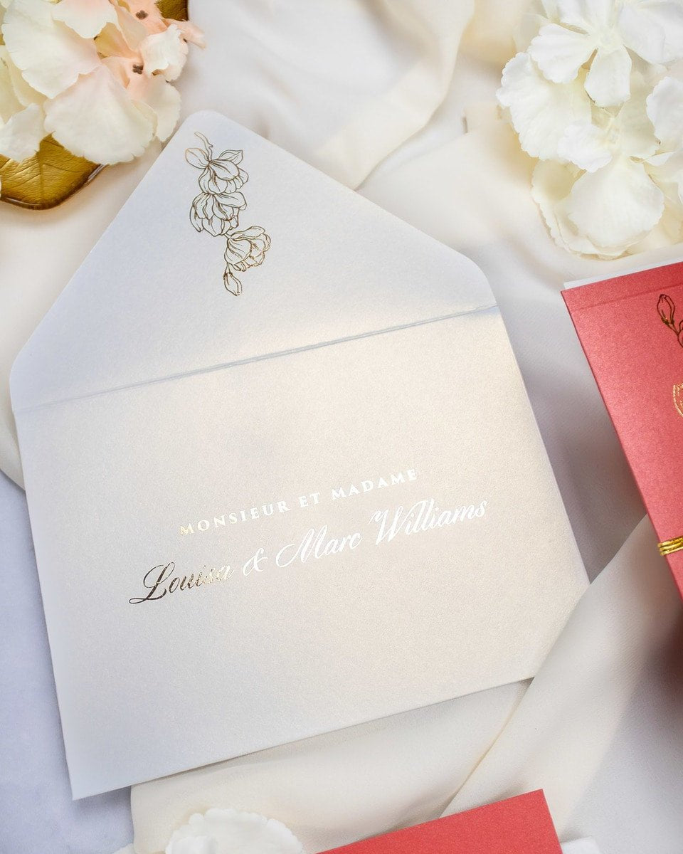 Zoé - Echantillon - Faire - part - Luxe Carterie Studio