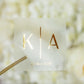 "Zola - Sticker" - Faire-part de mariage chic, élégant et romantique avec dorure or - Wedding stationery - Création Luxe Carterie Studio