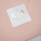 "Zola - Sticker" - Faire-part de mariage chic, élégant et romantique avec dorure or - Wedding stationery - Création Luxe Carterie Studio